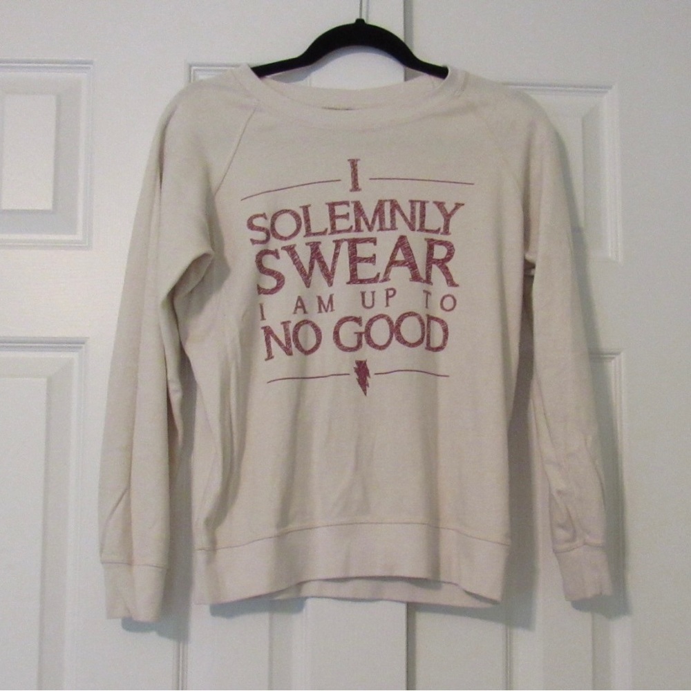 reversible Harry Potter marauders map sweatshirt